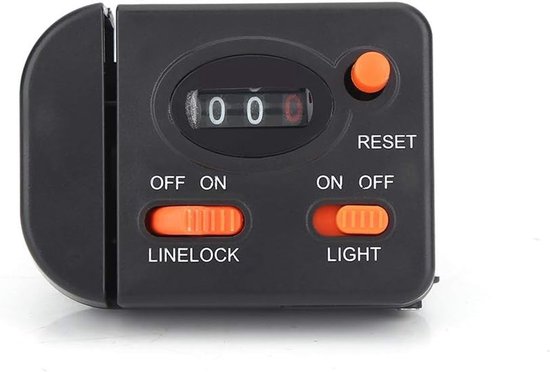 Professionele Diepte Meter voor Vissen met Digitale Weergave en Clip-on Bevestiging voor Hengels van 7-32mm, Tot 99.9 Meter Diepte