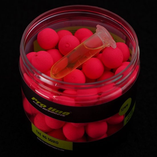 Proline The NG Squid Fluor Pop-Ups 12mm 200ml van Merkloos