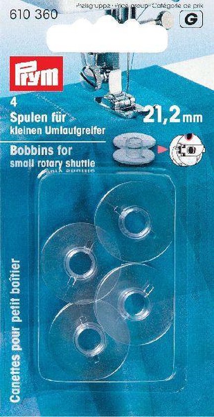 Prym Spoelen Roterend 21,2cm Naaimachine nr 610 360 van Prym