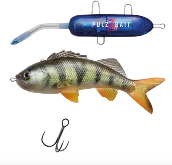 Pulzbait Perch Kit 15cm-Natural Perch van Merkloos