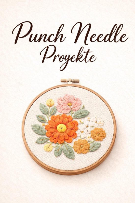 Punch Needle Projecten - Creatief Werkboek - Ideeën Vastleggen - A5 Minimal Edition - 15 x 23 cm van Merkloos
