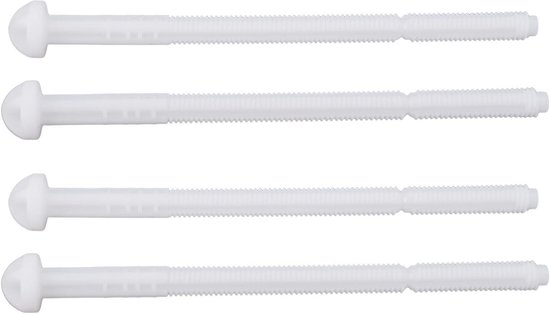 Push Rods Flush Mount Set van 4 Stuks voor Wandtoilet met Verborgen Cisterne en Handgreep