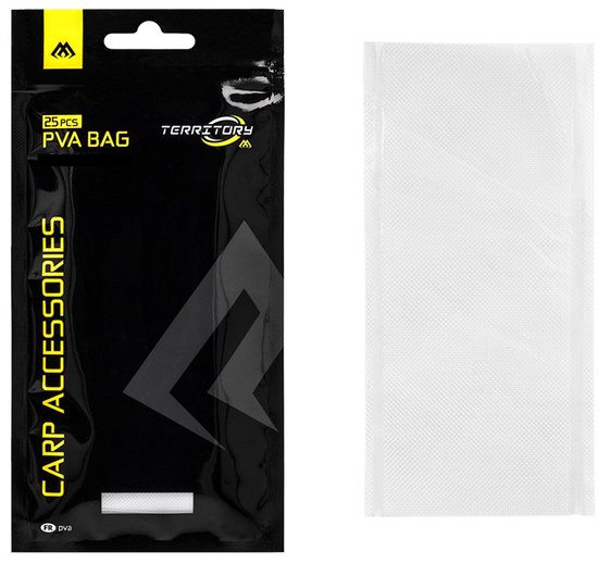 PVA Zakjes 12 x 5 cm – 25 Stuks – Oplosbaar – Karpervissen – Mikado