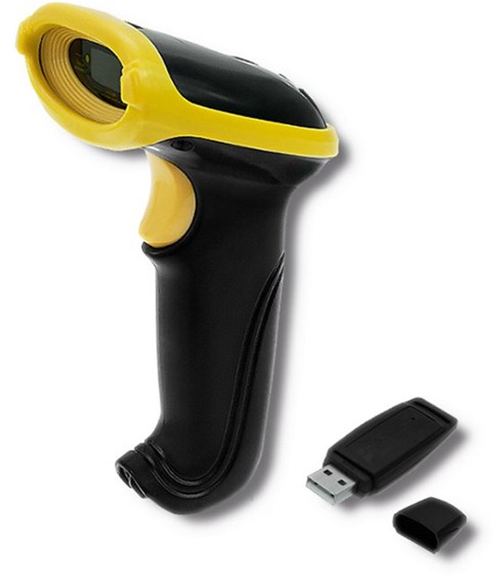 Qoltec - Draadloze Barcode Scanner - 1D - EAN - USB - 2.4G