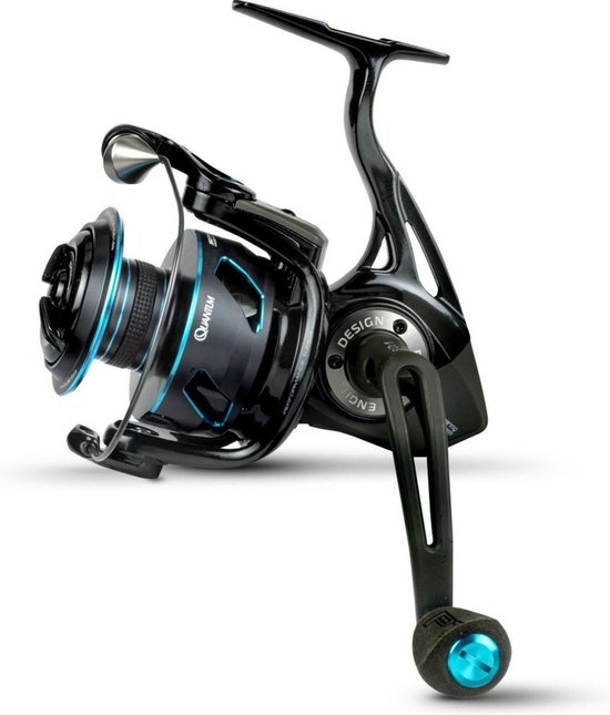 Quantum PT Smoke inshore - Vismolen voor Snoek - Werpmolen Karper - Roofvis Feeder - Spinmolen - Zwart