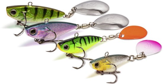 Quantum Spin Jig UV Active 14g 3.7cm - Kleur : Firetiger van Quantum