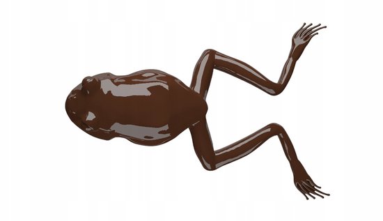 Qubi Lures Rubber Kikker 5,5cm Donkerbruin - Visgerei van Qubi Lures