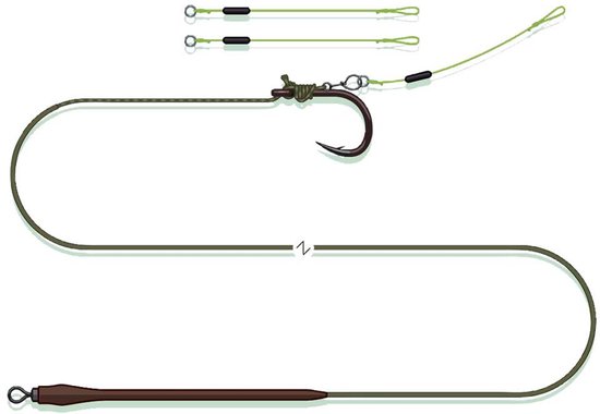 Quick Change Pellet Rig Sinking van Merkloos