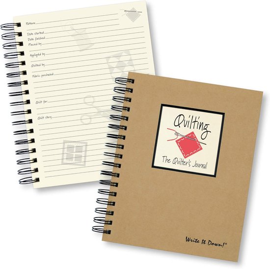 Quiltboek & Projectplanner - Hardcover - Voor het Bijhouden van Al Je Quiltprojecten