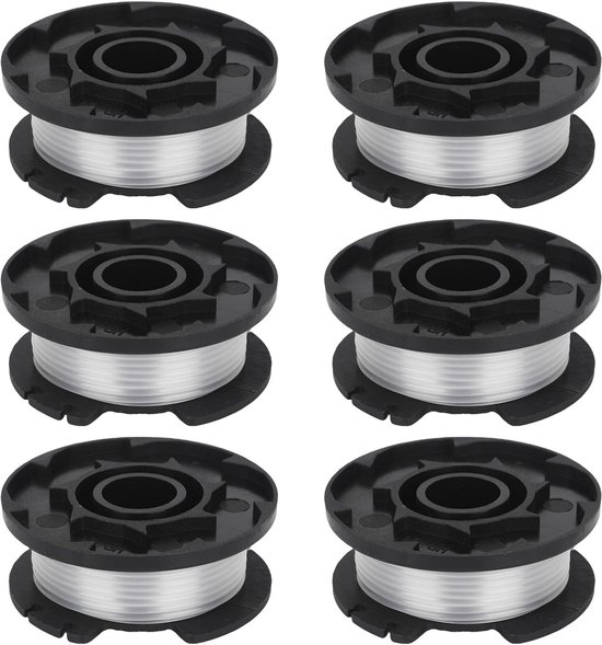 RAC142/5132002769 draadspoel geschikt voor Ryobi 36V RLT36 RLT36C3325 RLT36B33 RY36LT33A-0 accu grastrimmer, reservedraadspoel 3,3 m lengte Ø 25 6 mm (6 spoelen