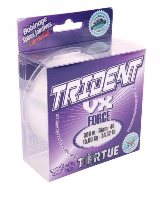 Ragot Trident Vx Force 1000 M Monofilament Transparant 0.600 mm van Merkloos