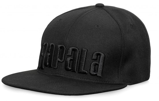 Rapala Black Flat Brim Cap van Merkloos
