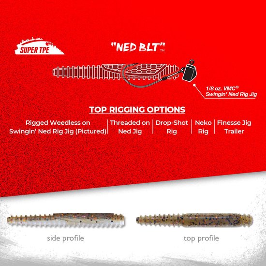 Rapala CrushCity Ned BLT | 7.5cm Perch 7.5cm van Rapala