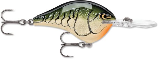 Rapala DT-6 Olive Green Crawdad 5cm Olive Green Crawdad van Merkloos