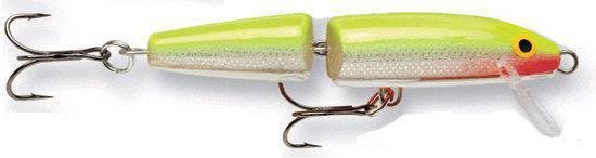 RAPALA JOINTED SILVER FLUORESCENT CHARTREUSE van Rapala