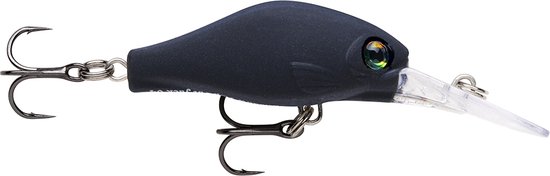 Rapala - SHADOW RAP® FAT JACK Matte Black UV - 4 g - 4 cm van Rapala