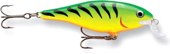 Rapala Shallow Shad Rap - 9 cm - 12 g - Fire Tiger van Rapala