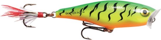 Rapala Skitter Pop - 7 cm - 7 g - Fire Tiger van Rapala