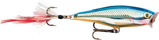 Rapala Skitter Pop - 7 cm - 7 gr - Silver Blue van Rapala