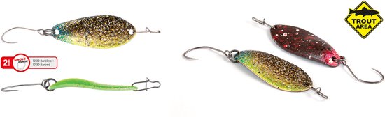 Rapture Area Spoon Drone 30mm 2.5g - Kleur : Silver-Blue van Rapture