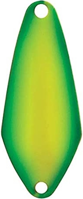 Rapture Trout Area Spoon Prism haak 8 - 3.2cm - 2gr - Kleur : UV Green-Yellow van Rapture