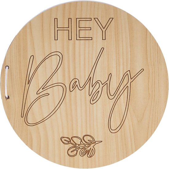 Ray Botanische Babydouche Houten Hey Gastenboek Hout