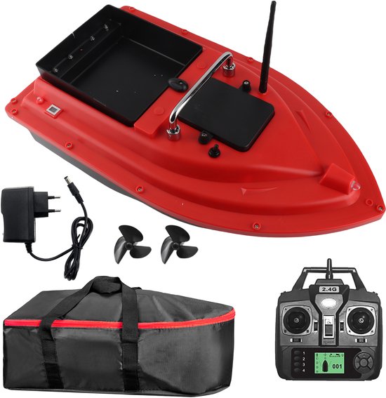 RC Voerboot – 12000mAh Accu – GPS Navigatie met 16 Waypoints – Automatische Terugkeer – Voor Karpervissen