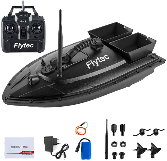 RC Voerboot - 500 m Bereik - Fishfinder - 1.5 kg Laadvermogen - Voor Karpervissen
