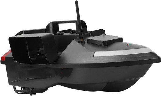 RC Voerboot - Visaasboot Visboot - Vissen met aas - GPS positionering - 31 cm - Zwart
