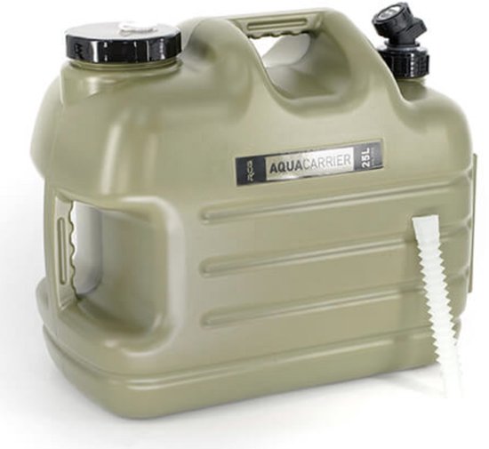 RCG Aqua Carrier 25 Liter Olijfgroen Aftapkraan van rcg