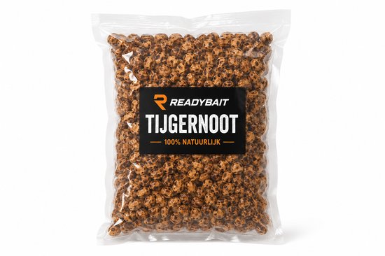 ReadyBait Verse Tijgernoten voor Karpervissen – Natuurlijk Zonder Toevoegingen - Kant-en-Klaar Karperaas – Vers Bereid