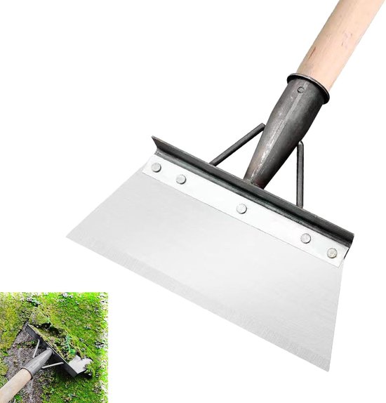 reinigingsschep, stootschaar, outdoor, tuin, stootschaar, ijsschraper, verfschraper, onkruidreinigingsschep, mangaanstaal, plat onkruidgereedschap, schep voor tuingereedschap