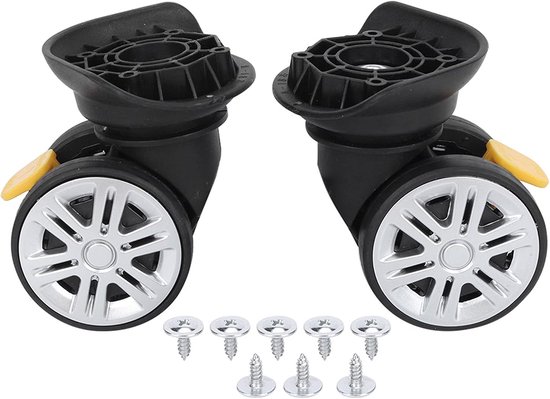 Remwiel, dempingswiel, disselbakwiel, 1PC Outdoor mute-rem Universeel wiel Disselbak Koffer Bagagekoffers vervangen