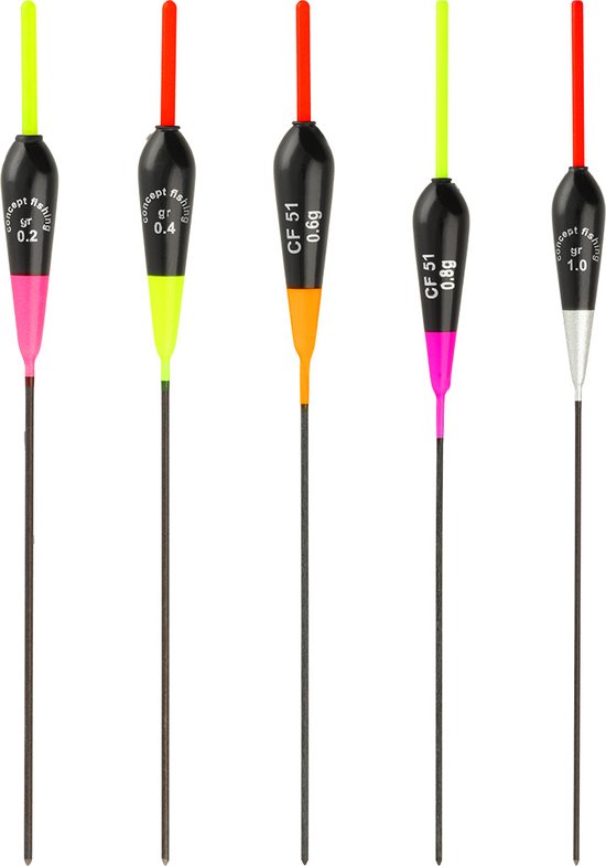 Reniers Fishing Dobber CF51 Verwisselbare Antenne 2.2mm - Maat : 1.00g