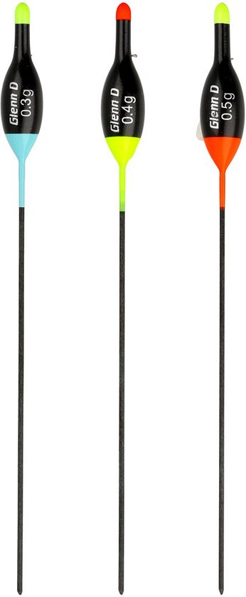 Reniers Fishing Dobber Glenn D Inline – Klassiek Koperke voor Witvis en Karper - Maat : Gele Antenne - 0.40g