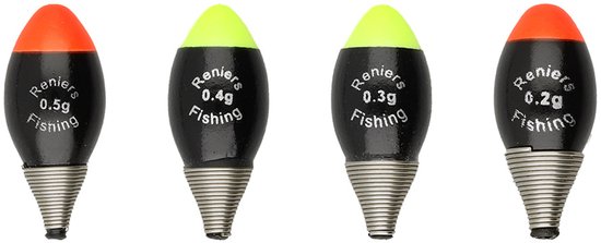 Reniers Fishing Dobber Jigger RF 43 – Topklasse Jigger Dobber voor Karper en F1 - Kleur: geel,Maat: 0.30g