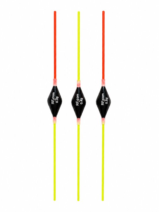 Reniers Fishing Dobber RF Diamond Paste – Paste Dobber met Rode/Gele Antenne - Maat : 0.40gr