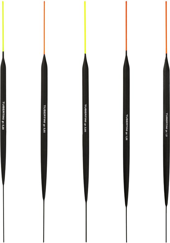 Reniers Fishing Dobber RF Tubertini – Ultragevoelige Balsa Wedstrijddobber - Maat : Geel 0.80g