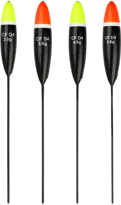 Reniers Fishing Forel Dobber CF D4 – Inline Balsa Foreldobber voor Ver Gooien - Kleur: Geel,Maat: 5.00g
