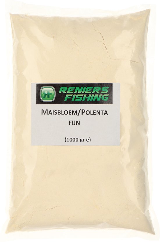 Reniers Fishing Maisbloem / Polenta Fijn – Fijne Polentabloem voor Voer, Boilies en Maden - Maat : 1 Kilo