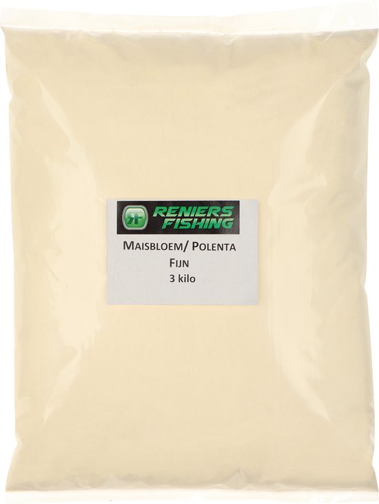 Reniers Fishing Maisbloem / Polenta Fijn – Fijne Polentabloem voor Voer, Boilies en Maden - Maat : 5 Kilo