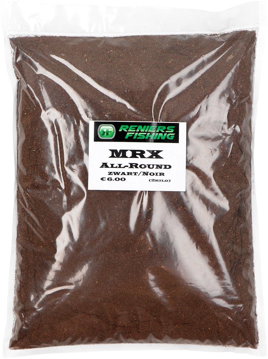 Reniers Fishing MRX All-Round 2kg – Kant-en-Klaar Vijvervoer voor Vaste Stok, Feeder en Karper - Color : Zwart