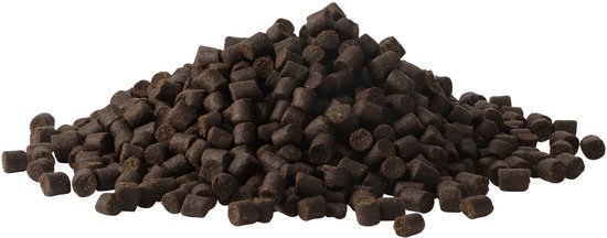 Reniers Fishing Premium Select Black Halibut Pellets 4mm – Zinkende Pellets voor Feeder, Method en Vaste Stok - Maat : 1 kilo