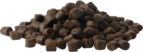 Reniers Fishing Premium Select Black Halibut Pre-Drilled 8mm – Doorboorde Haakpellets voor Karper, Meerval en Steur - Maat : 1 kilo