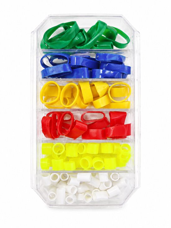 Reniers Fishing Silicone Rings Assortiment Box - Maat : Big Size