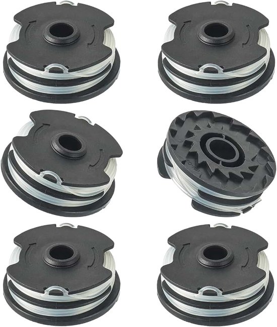 Reservedraadspoel voor LIDL Parkside grastrimmer PRT 550 A1, A3; PRTA 20-Li A1, B2, C3 reservespoel (6 reservespoelen voor trimmer)