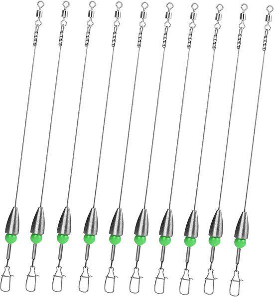 Retadou - Carolina Rigs Pre Rigged Carolina Ready Rigs voorwaaier met haak visgewichten 10 stuks - 21g 10Stück van Retadou