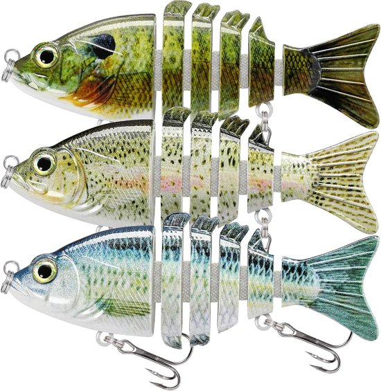 Retadou - Crankbait Visaas, alle waterlagen, hangend/langzaam/zinkend, drijvend, zinkend of lippenloze crankbaits voor het vissen op baars, levensecht, shad, muis, eend crank baits - B2-8CM-11G van Retadou