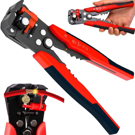 Retoo Crimping Pliers voor Geïsoleerde Lugs met Ratchet Functie - Duurzaam en Ergonomisch van Merkloos