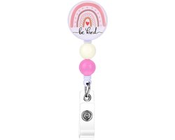 Retractable Badge Reel met Alligator Clip - Kleurige ID Badge Houder voor Werk, School en Evenementen